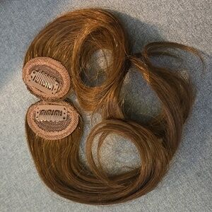 A Pair Of Hair Extensions In Medium Brown, NWT, Side Bags